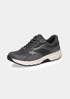 Sneakers en cuir brut et lisse avec amorti thumbnail 1