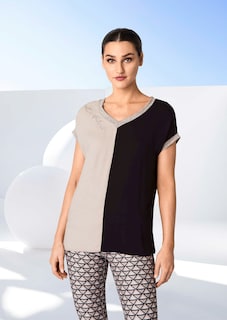 Shirt im Materialmix thumbnail 8