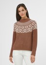 Norweger-Pullover mit Ajour-Details thumbnail 1