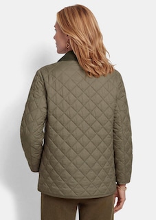 Veste matelassée légère avec col contrasté thumbnail 3