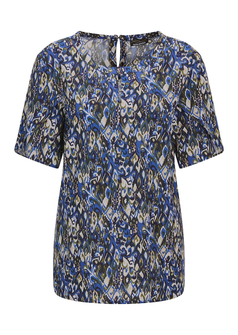 Bluse mit doppellagigen Ärmeln