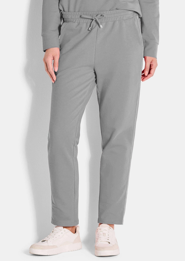 Vrijetijdsbroek met glitterband