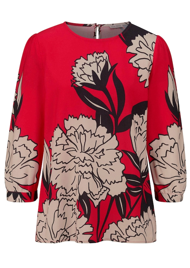 Bluse mit leichtem Ballonärmel 5