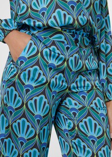 Palazzo-Hose mit exklusivem Retro-Print thumbnail 5