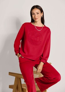 Sweatshirt mit modischem Prägedruck thumbnail 3