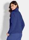 Veste sweat avec liens en satin thumbnail 2