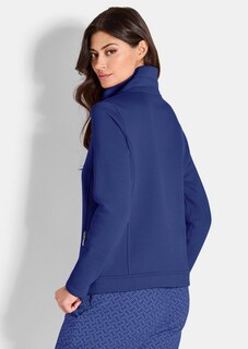 Veste sweat avec liens en satin thumbnail 2