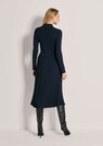 Strickkleid mit Plissee und Taillenband thumbnail 3