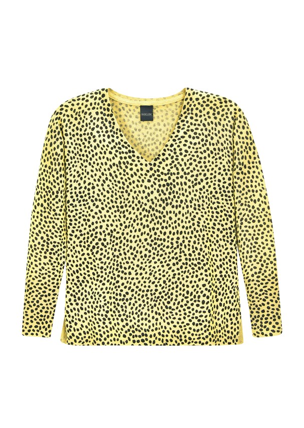Oversized jumper with abstract leopard print 5