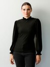 Shirt mit femininem Stehkragen thumbnail 1