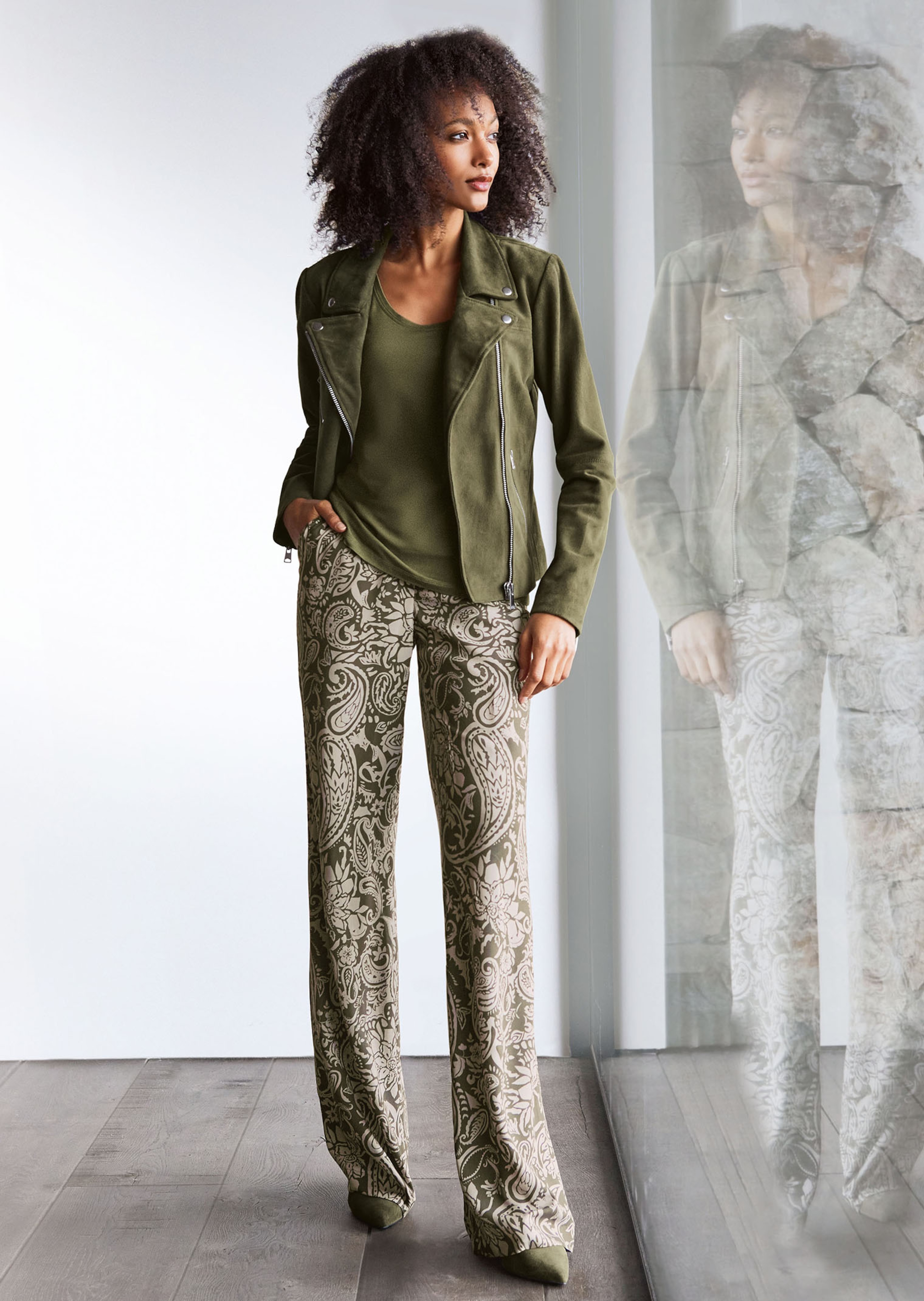 Veste. Cuir nappa d'agneau