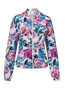 Gemusterte Freizeitjacke im Blouson-Schnitt thumbnail 4