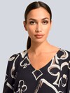 Bluse mit voluminösen Puffärmeln thumbnail 2