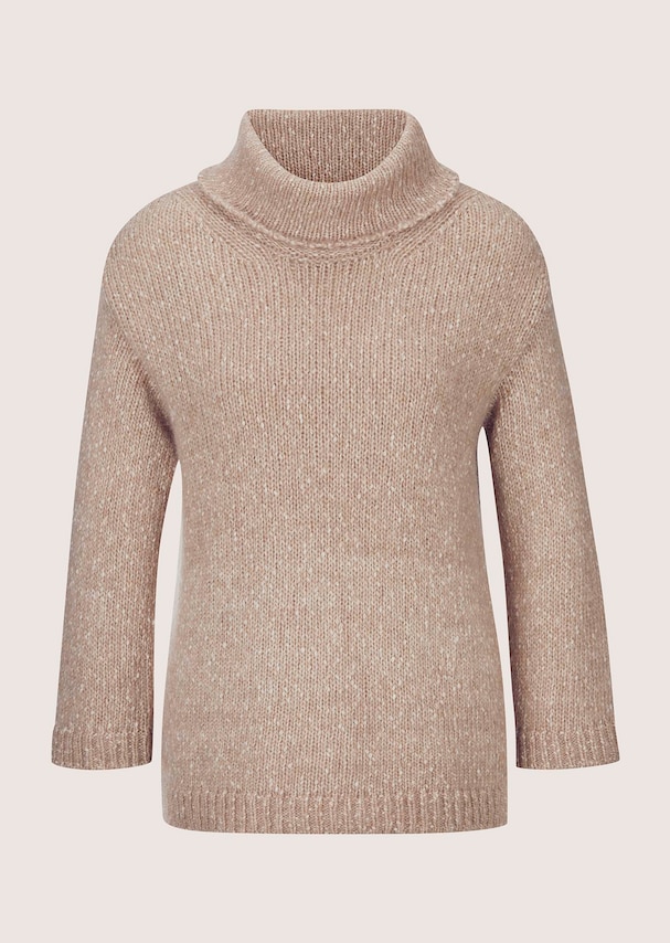 Rollkragen-Pullover mit 3/4-Arm 5
