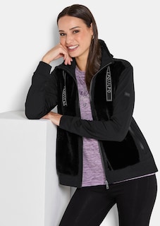 Flauschige Freizeitjacke in Felloptik thumbnail 3