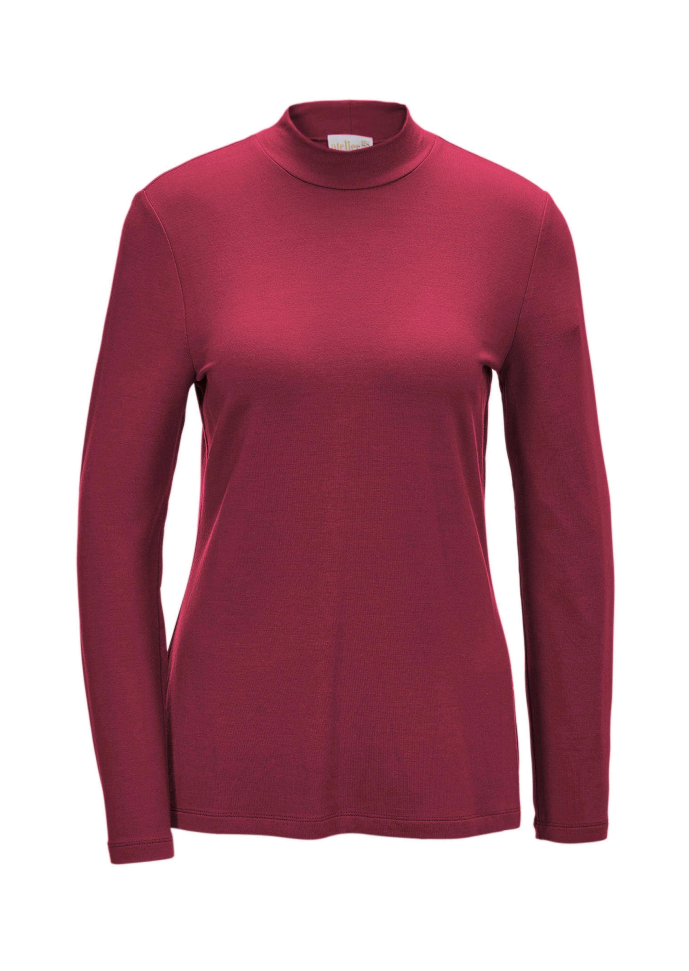 Stehkragenshirt mit Langarm
