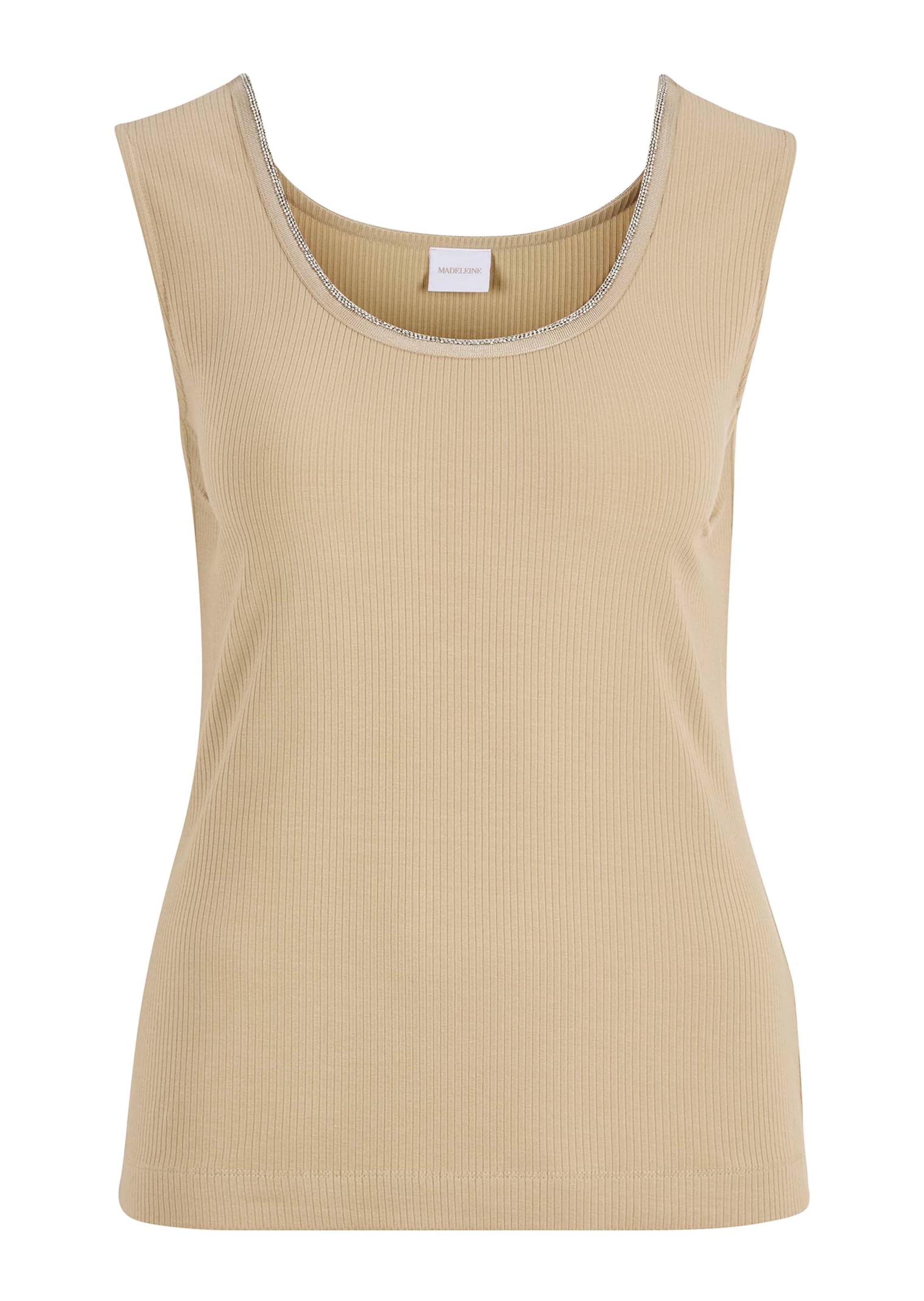 Träger-Top mit Glanz-Akzent
