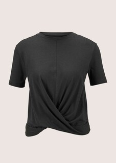 Feminines Sportshirt mit Wickeloptik thumbnail 6