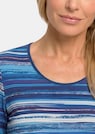 Viskoseshirt mit farbintensivem Streifenmuster thumbnail 5
