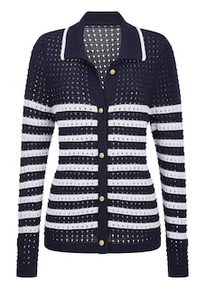 Strickjacke mit Polokragen thumbnail 6