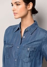Hemdblusenkleid in Jeansoptik aus trageangenehmer Lyocellware thumbnail 3