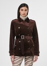 Samtjacke im Trenchcoat-Stil thumbnail 1