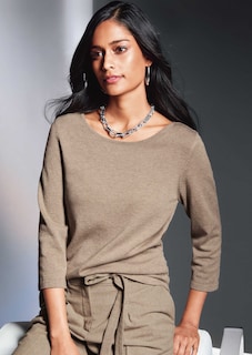 Strickpullover mit U-Boot-Ausschnitt thumbnail 7