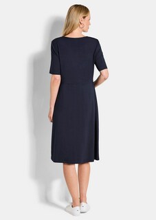 Jersey-Kleid mit V-Ausschnitt thumbnail 3
