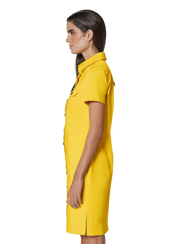 Slim-fit shirt dress with short sleeves 3