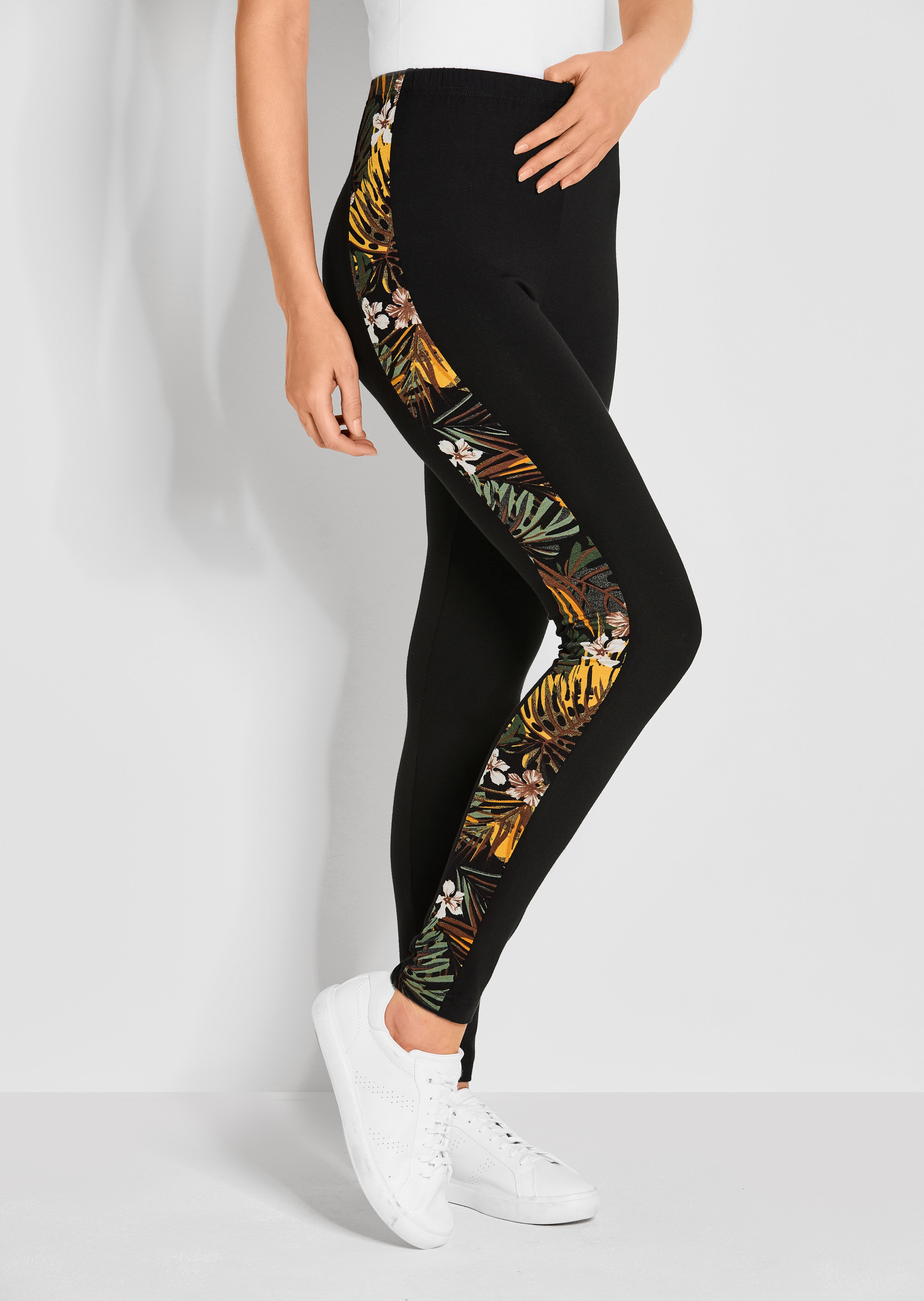 Silky leggings in a double pack