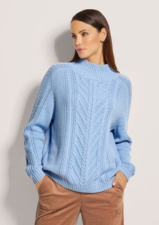 Stehkragen-Pullover mit Struktur thumbnail 1