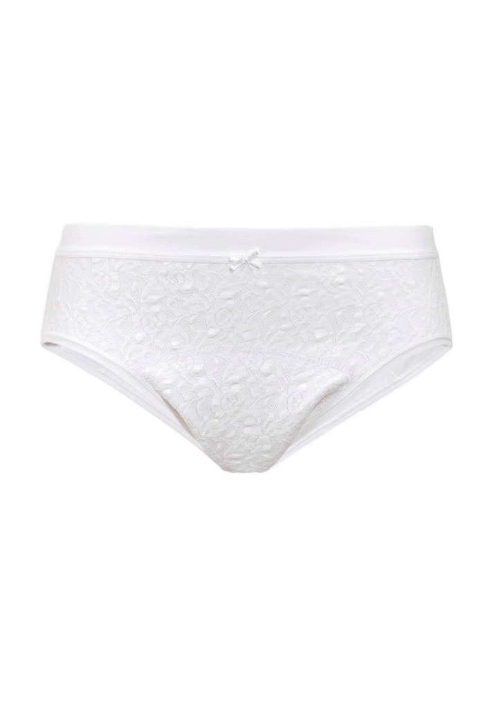 Moderner Inkontinenz-Slip in Spitze allover