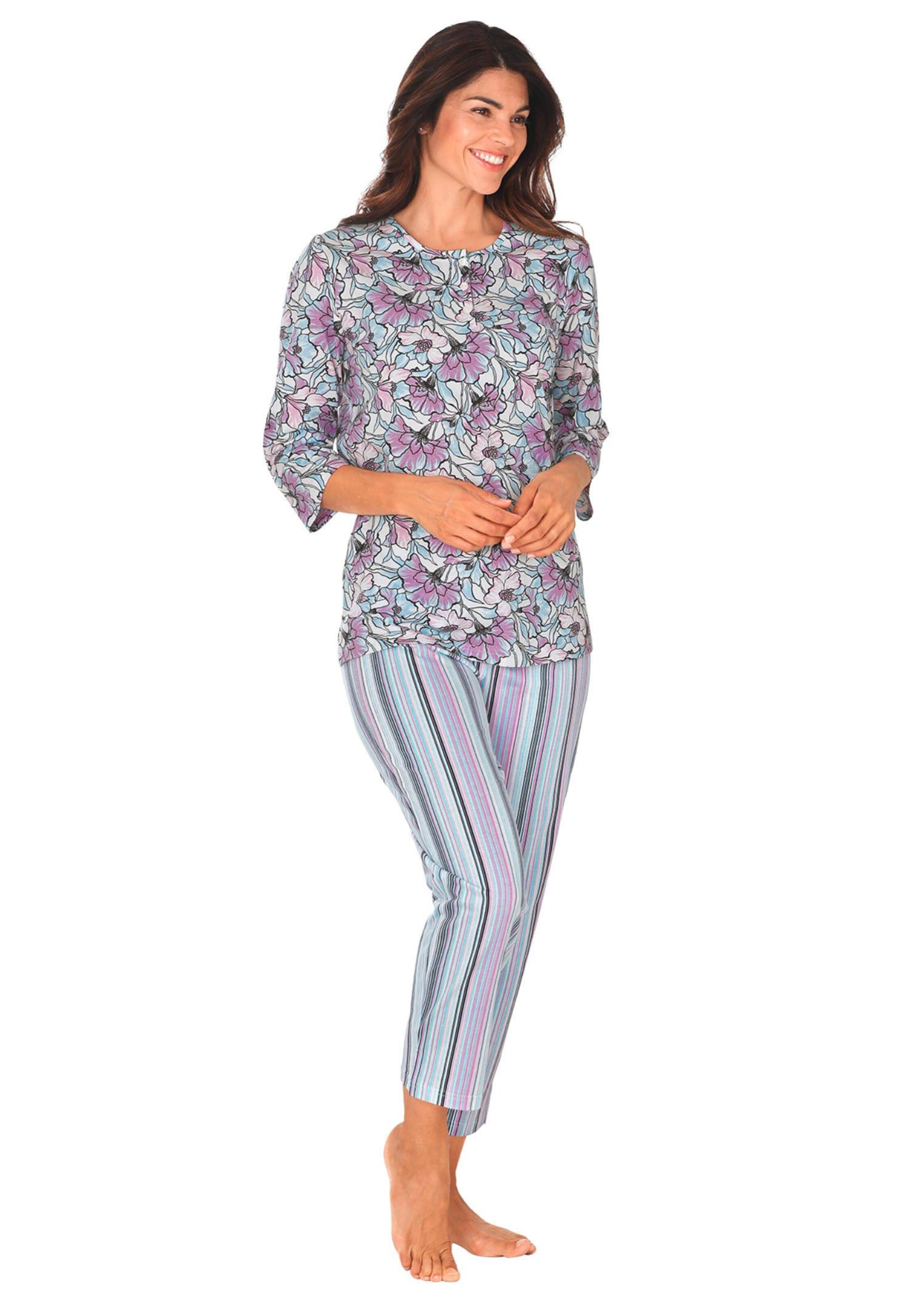 Haut de pyjama en mix matière
