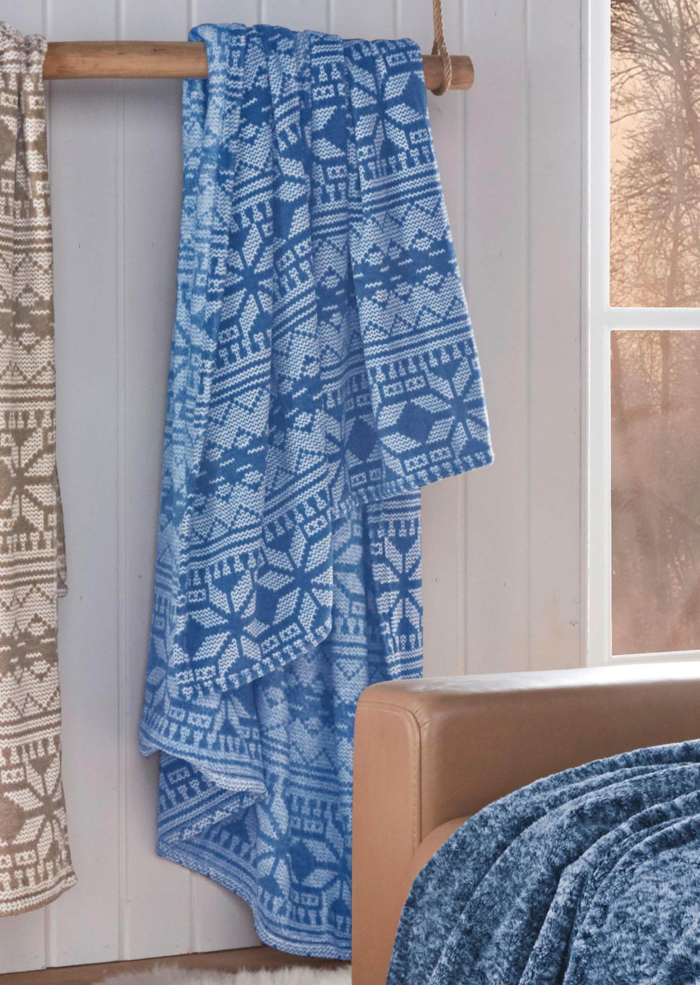 Couverture - bleu - Gr. 150 x 200 cm de Goldner Fashion