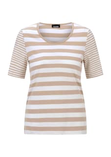 Gestreept shirt van zachte katoenmix thumbnail 6