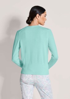 Strickjacke aus Viskose-Stretch thumbnail 3