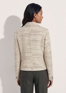 Blazer en tweed structuré thumbnail 3