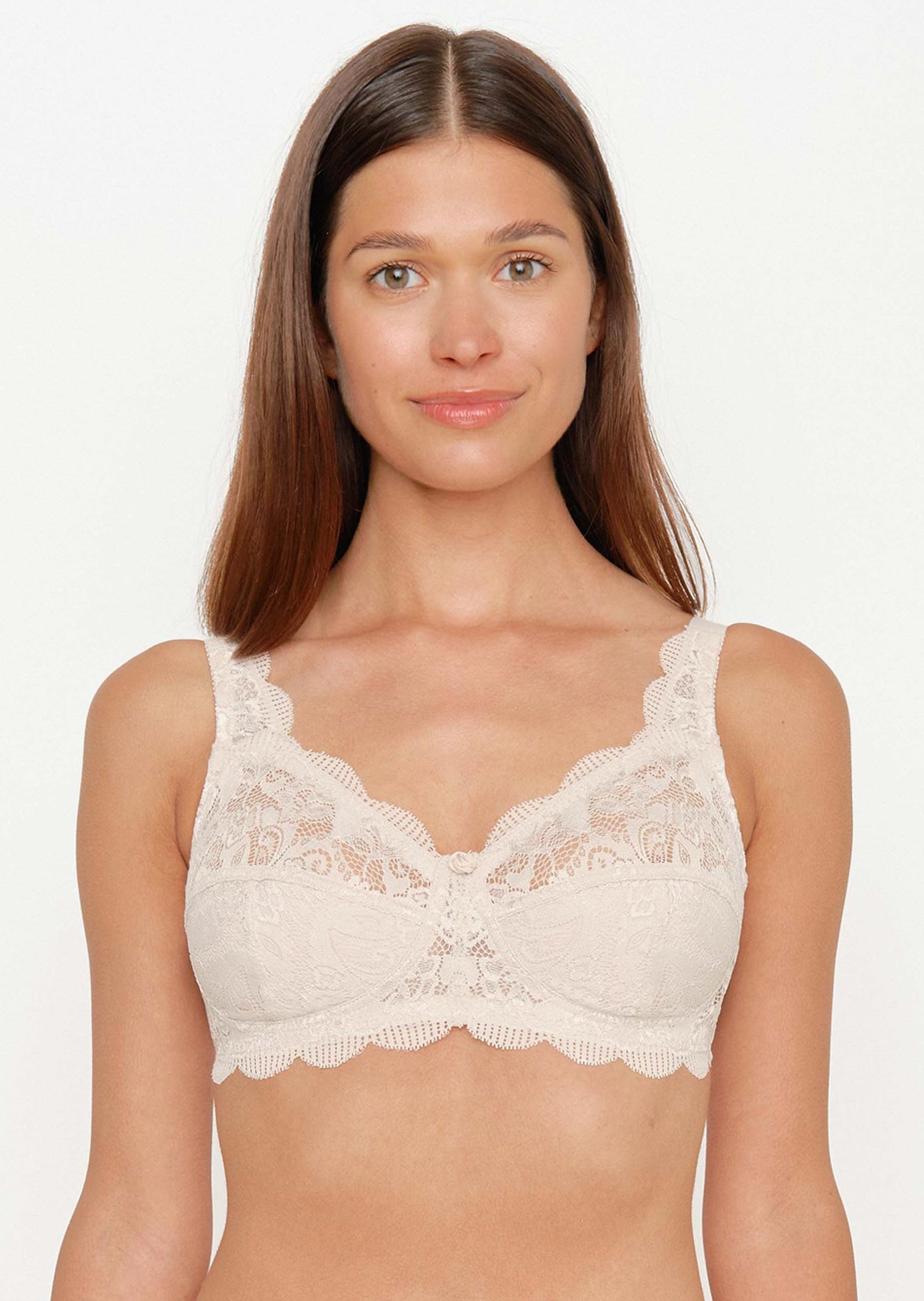 Soutien-gorge sans armature à dentelle