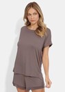 Pyjama-Shirt mit Satin-Details thumbnail 5