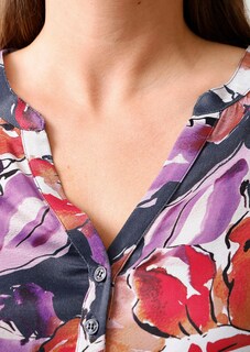 Longbluse mit floralem Print thumbnail 5