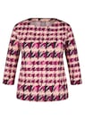 T-shirt en jersey avec motif pied-de-poule et carreaux thumbnail 6