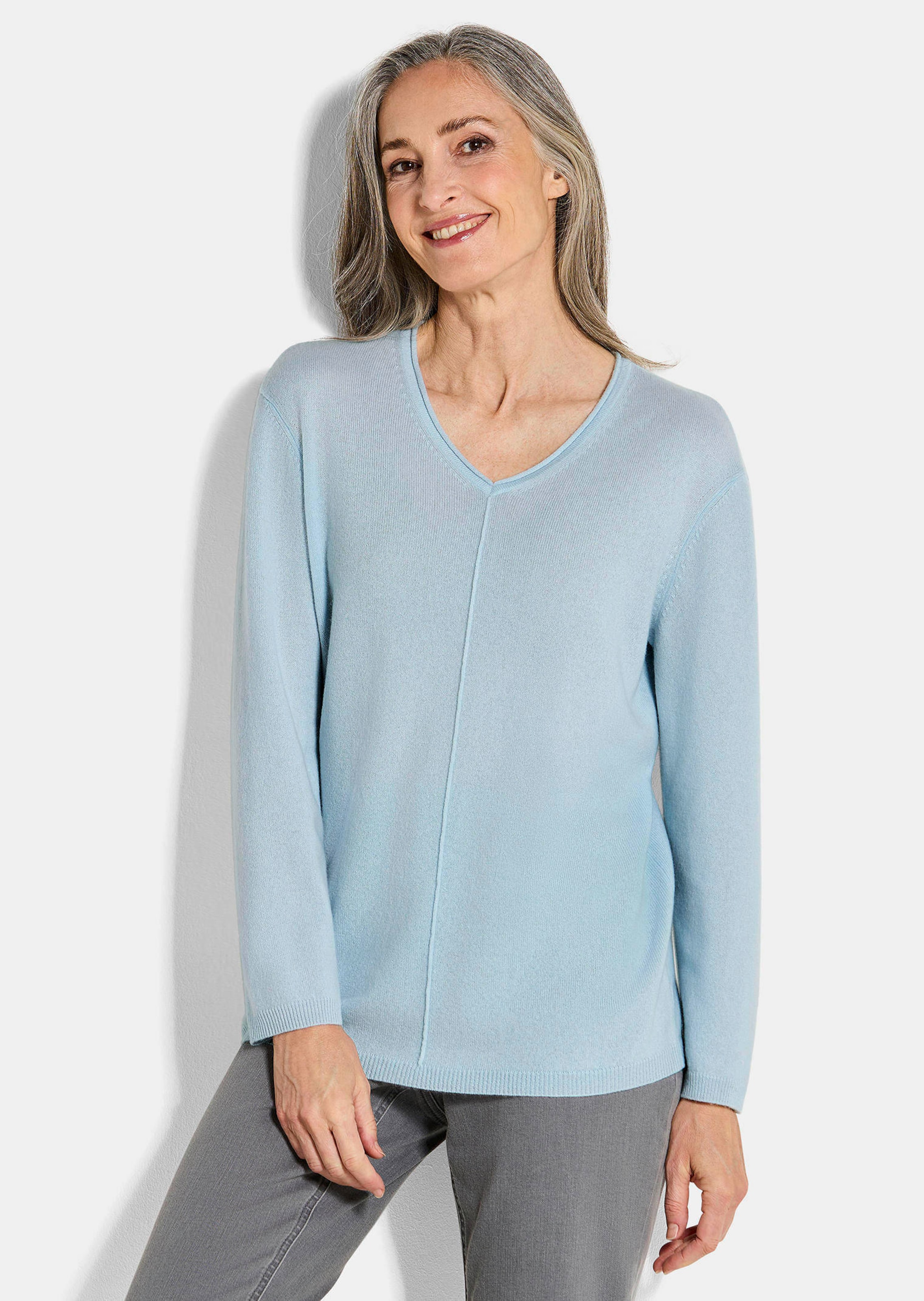 Pull à encolure en V en cachemire