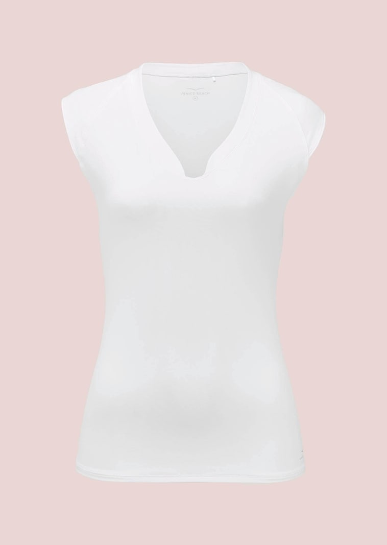 Sportliches Shirt mit Stehkragen