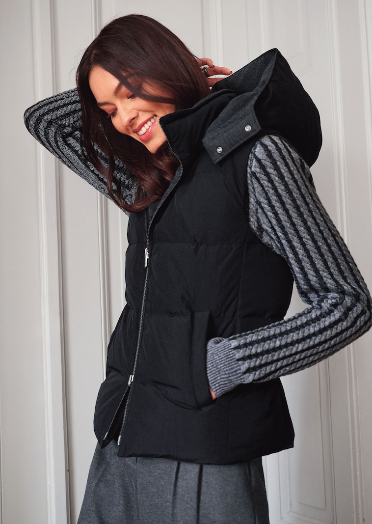 Wattierte Wendeweste