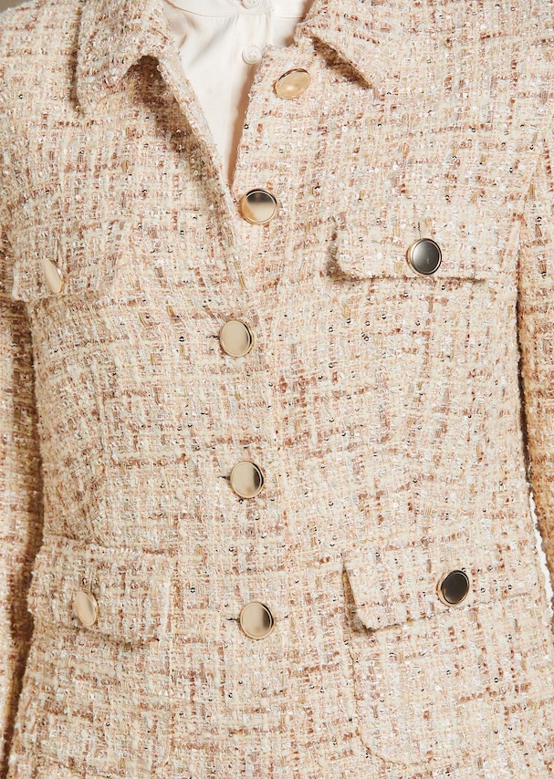 Glanzvoller Kurzblazer 4