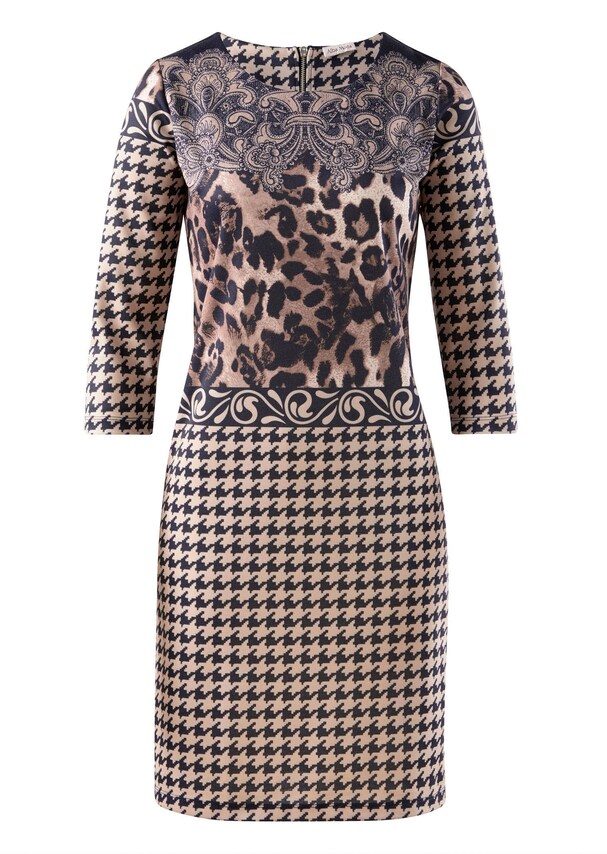 Etuikleid im Mustermix aus Jersey 4