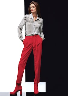 Knöchellange Bundfaltenhose thumbnail 2