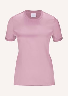 Blusenshirt aus Seide mit Rippenblenden thumbnail 6