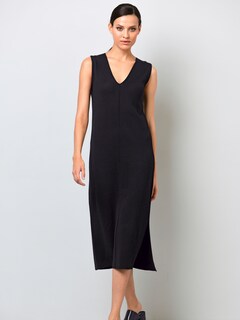 Strickkleid ärmellos mit V Ausschnitt thumbnail 5