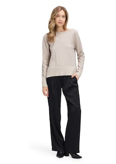 Zachte tricot pullover met pailletten thumbnail 2